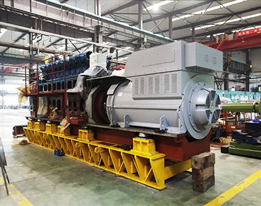 贵州省盘州红达瓦斯电站项目配4台米兰体育6极高压1550KW/10.5KV