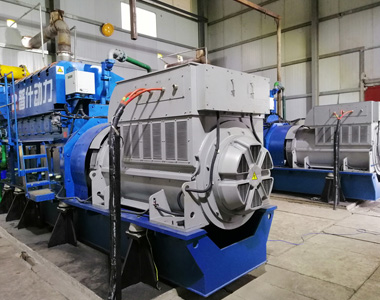 丰都甘泰沼气发电项目配米兰体育2台850KW/10.5KV6极高压发电机