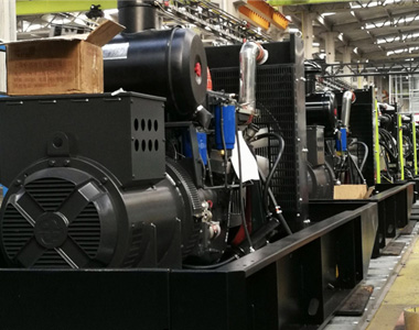 米兰体育发电机批量出口国外某电信项目