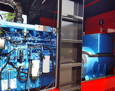 米兰体育400KW/400V发电机应用于国内某租赁项目