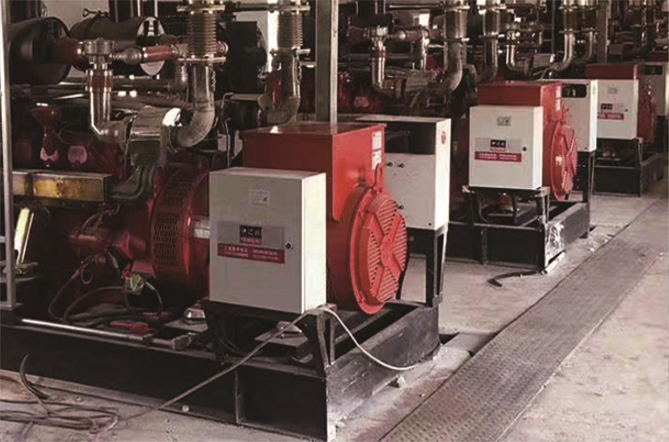 陕北中石化天然气发电站项目（斗山配米兰体育10台200KW）